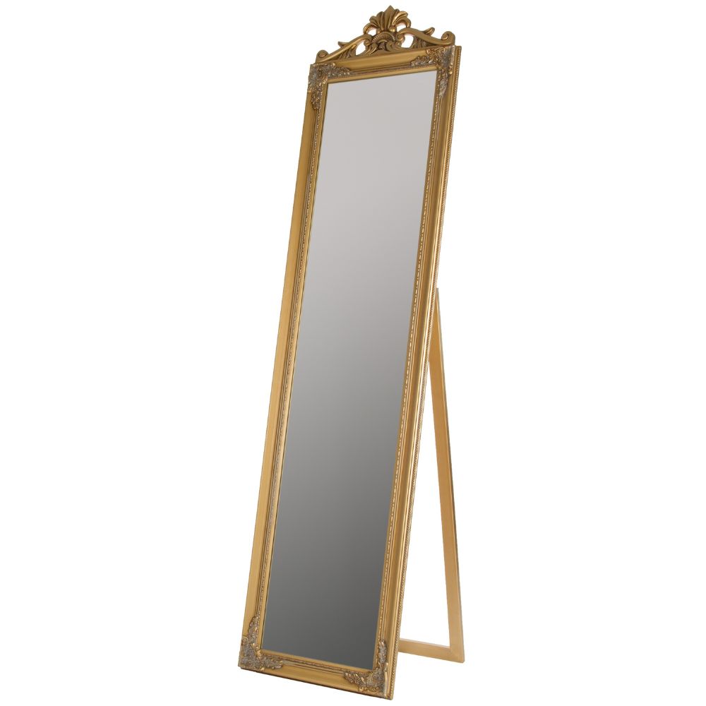 Barock Standspiegel XENAS 180x45cm Gold