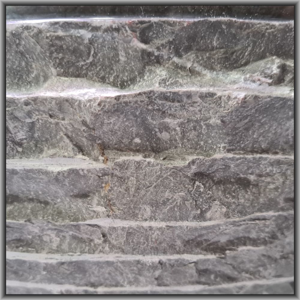 Marmor Waschbecken MARMO rund 40cm Grau Anthrazit