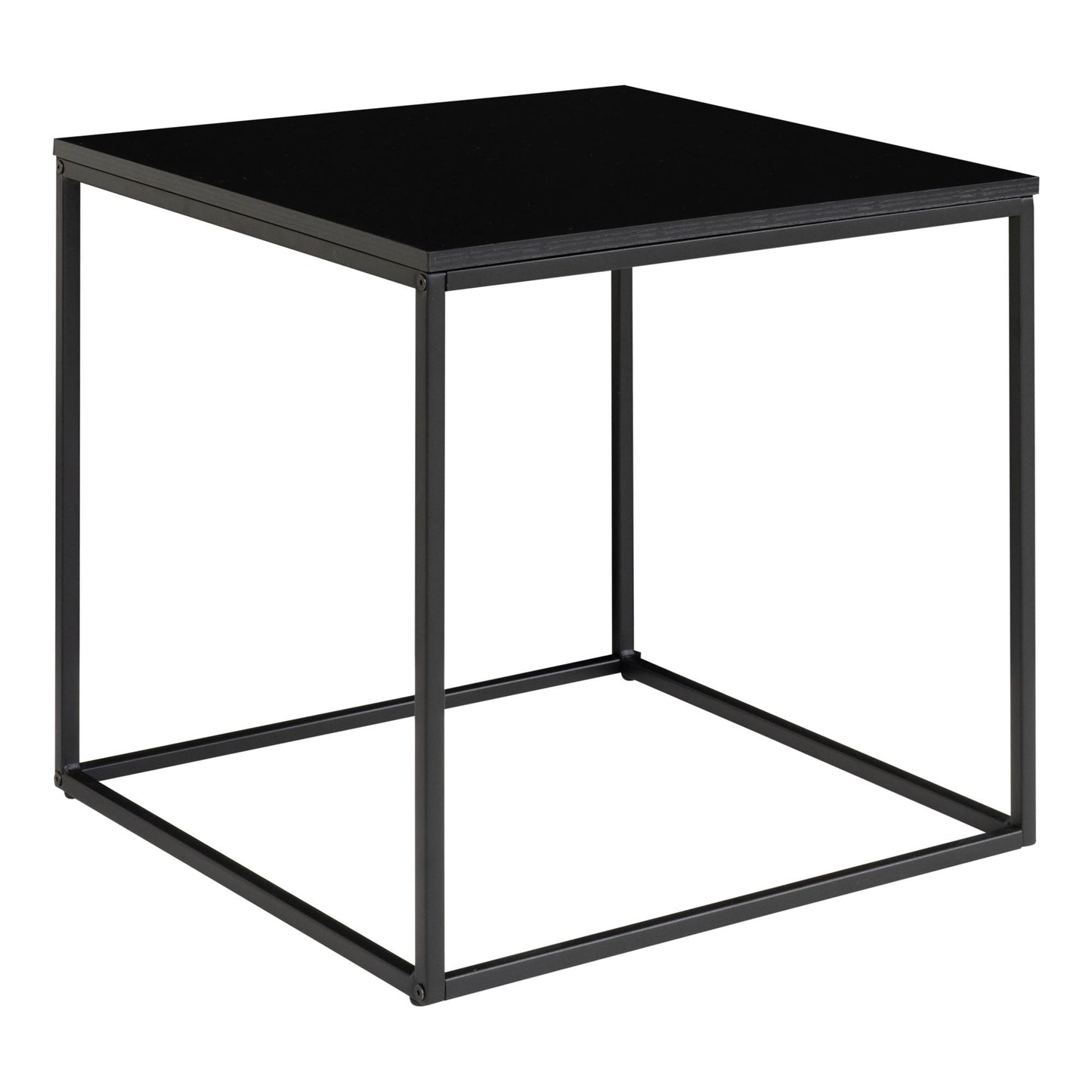 Moderner Beistelltisch LEVEN schwarz ca.45x45x45cm