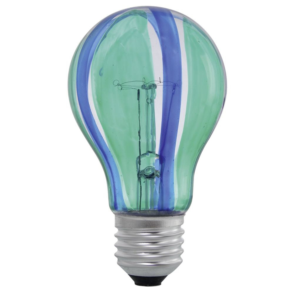 2er-Set Eglo Leuchtmittel Grün-Blau Glühbirne E27 40W