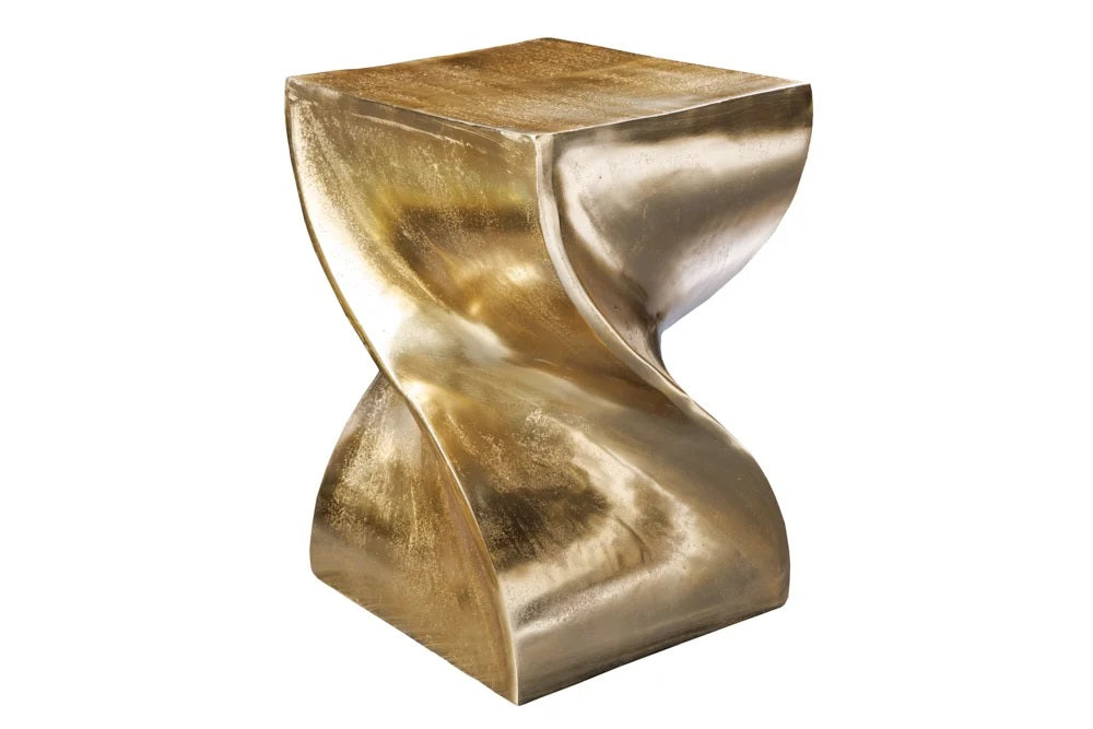 Design Beistelltisch GIRO Aluminium 45cm gold