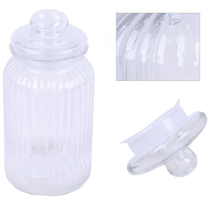 2er Set Vorratsglas RUFFLE Bonboniere 19cm