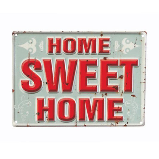 Landhaus Metallschild SWEET HOME Vintage Schild