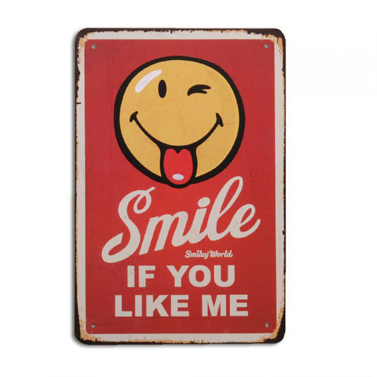 Metallschild IF YOU LIKE ME Vintage Schild im Retro-Design