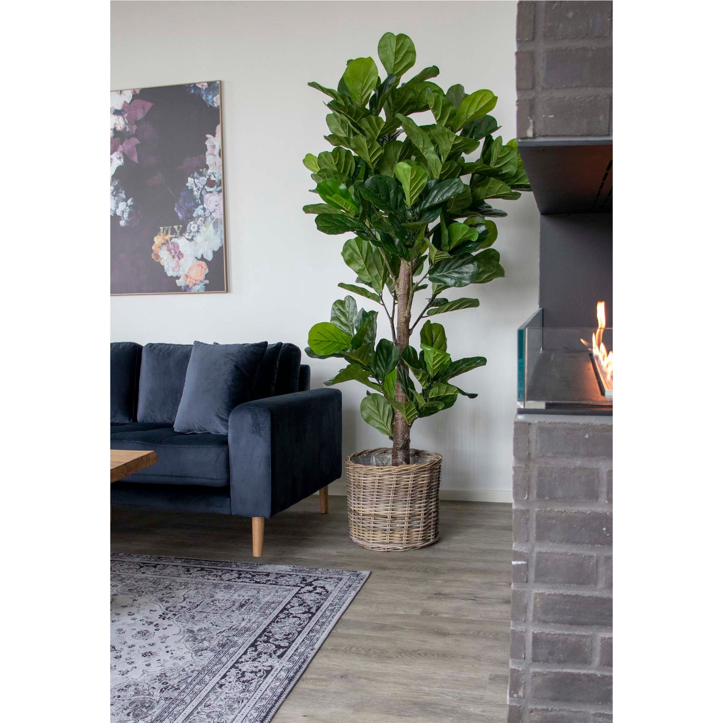 Geigenbaum - Künstliche Pflanze ca. H190cm Geigenfeige Ficus Lyrata