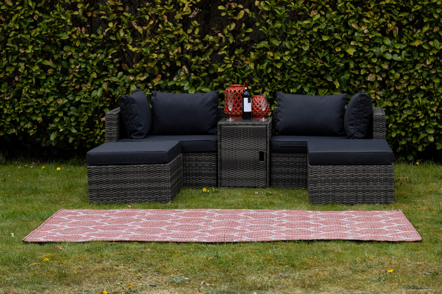 Teppich "OUTDOOR CIATO" Rechteckig Rostrot 150x245 cm