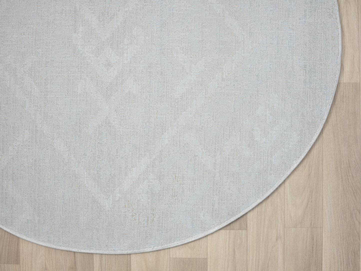 Teppich TURA rund  Creme-Grau  120 x 120 cm