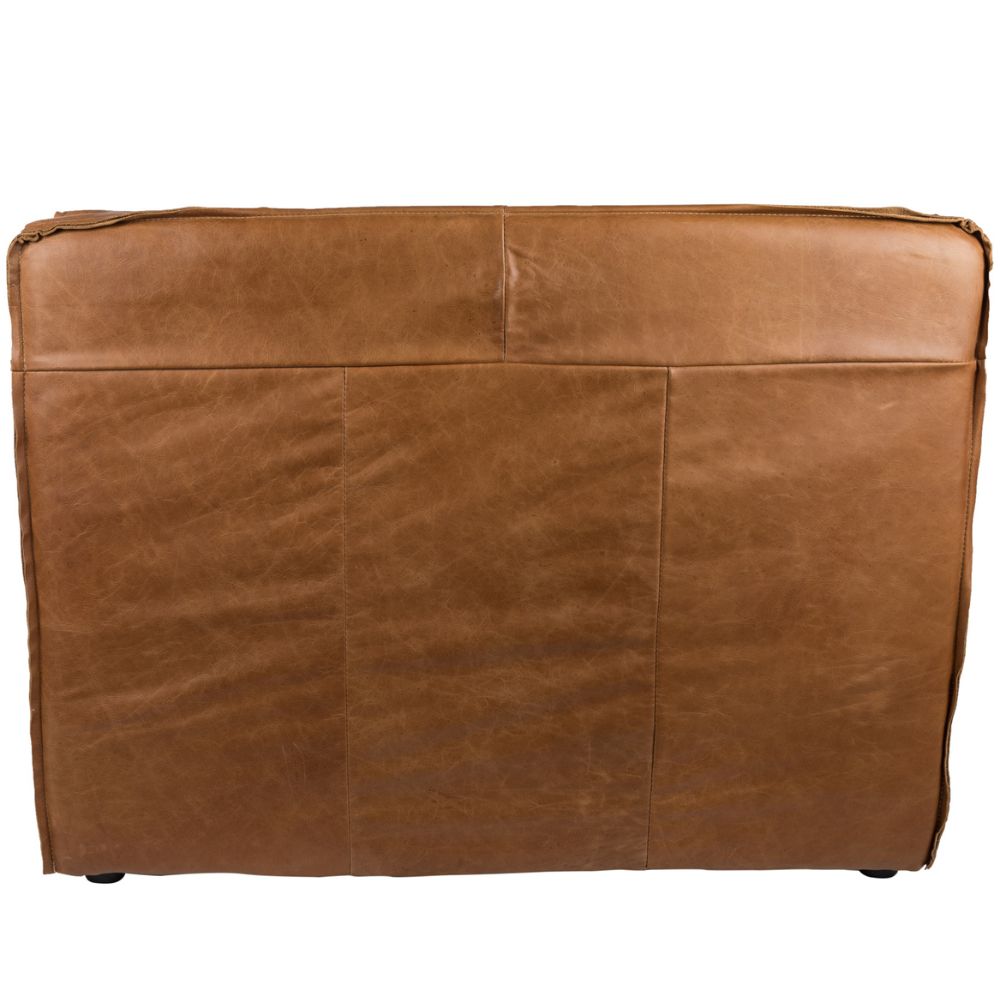 Premium Ledersessel COLUMBIA vintage-brown 106x99cm Rindsleder