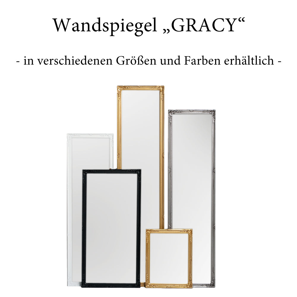 Spiegel GRACY barock Antik-Silber 130x40cm