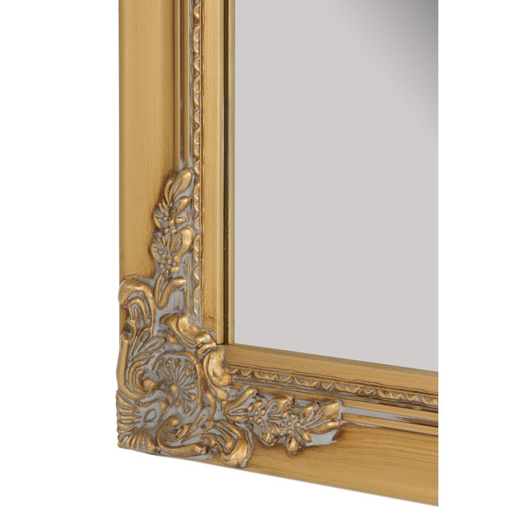 Barock Standspiegel XENAS 180x45cm Gold