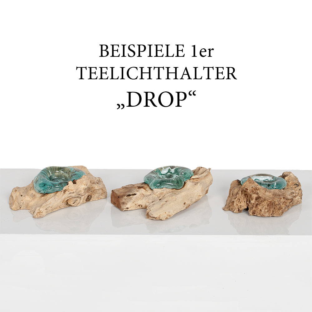 1er Teelichthalter DROP