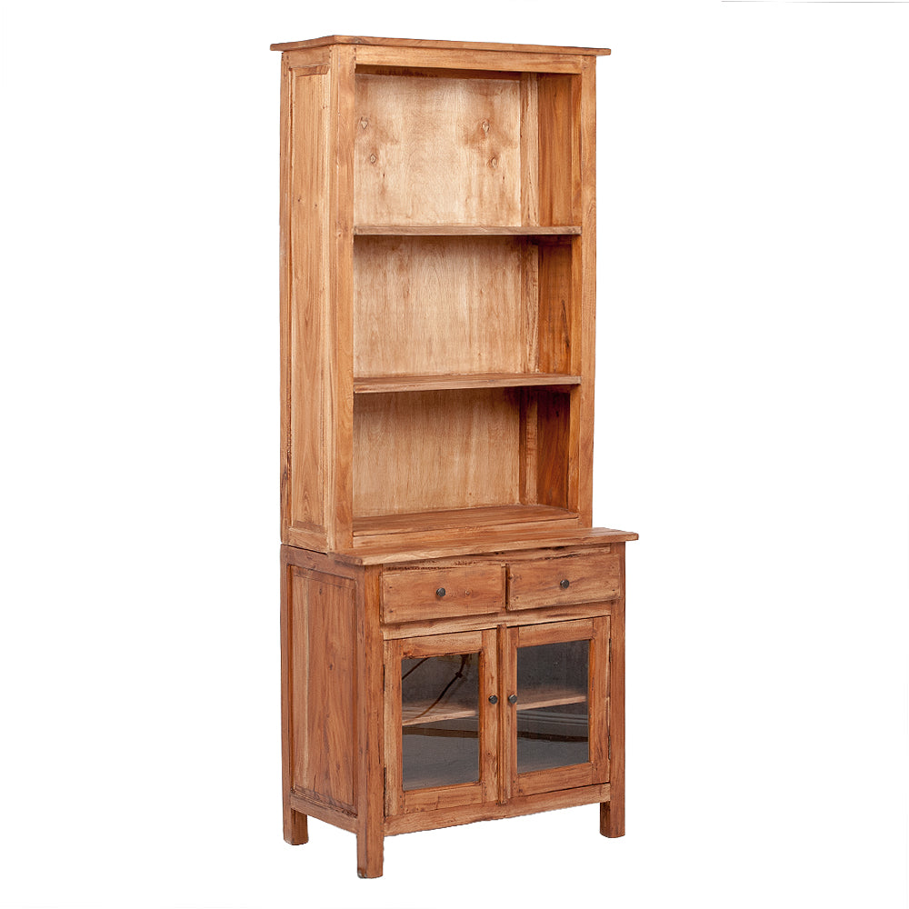 Massivholz 2-tlg. Cabinet DAVID 210cm Rustic-Teak