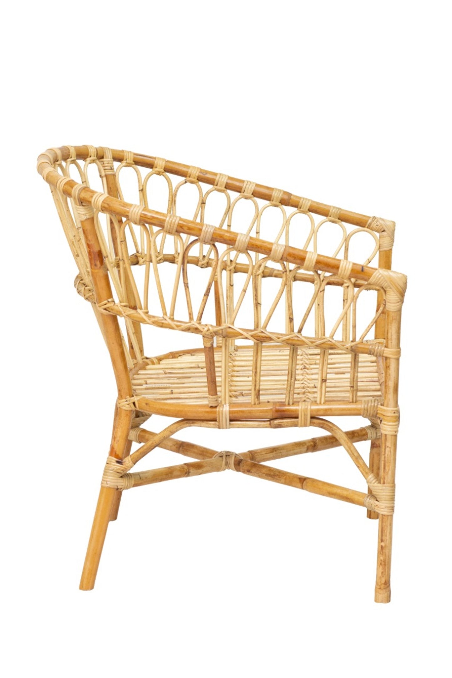 2er Set Rattan Sessel CALIFORNIA Natural inkl. Kissen