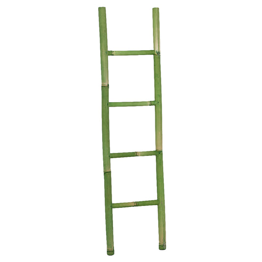 Bambus Deko-Leiter BAMBOO Green H150cm