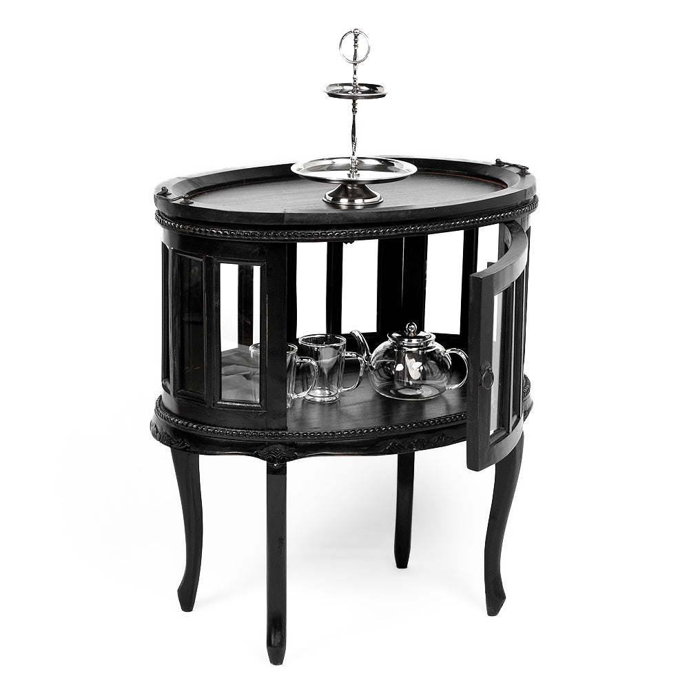 Barschrank CORUNA Mahagoni Antique Black