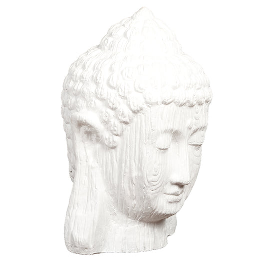 Buddha Kopf BESAR-M ca. H60cm Weiß