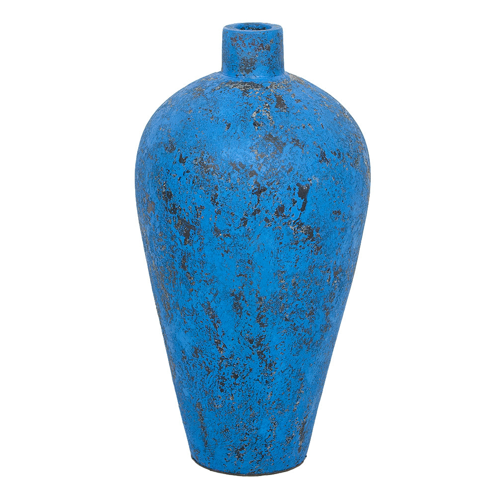 Deko-Vase COTTA-M Antik-Blau