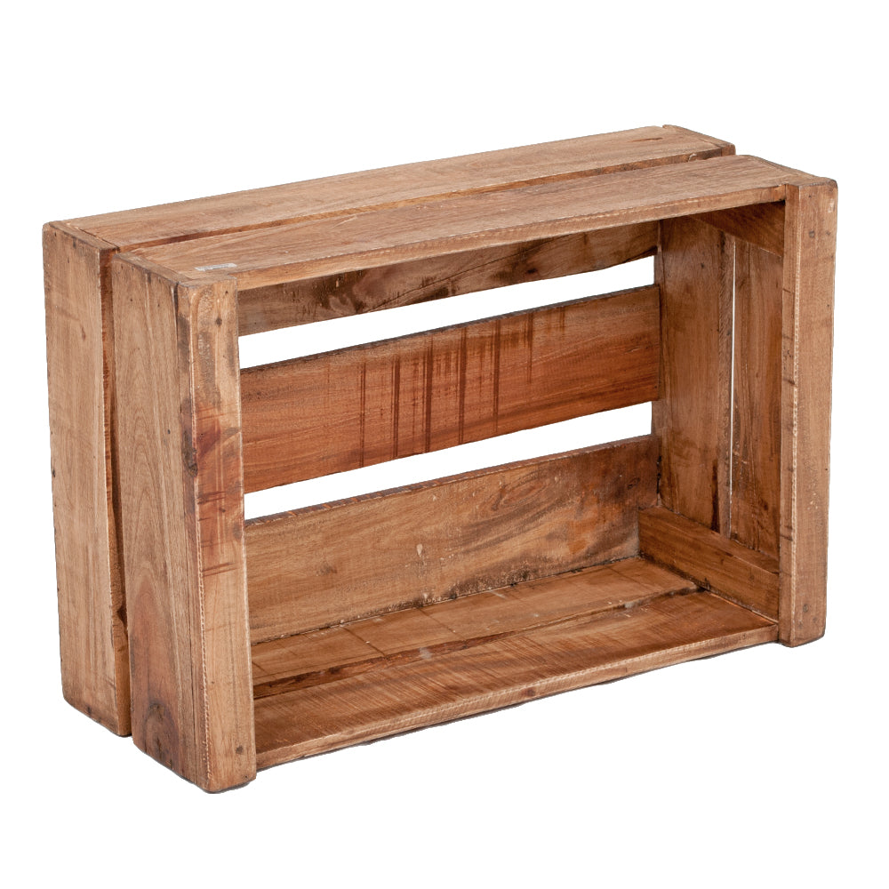 Holzkiste TINI-L Rustic-Teak