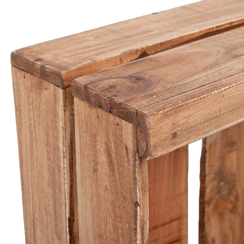 Holzkiste TINI-L Rustic-Teak