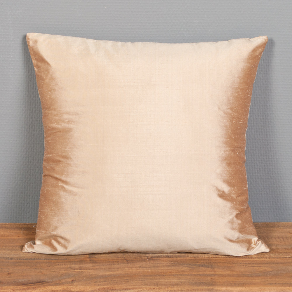 Kissen aus Seide SILK Beige 40x40cm