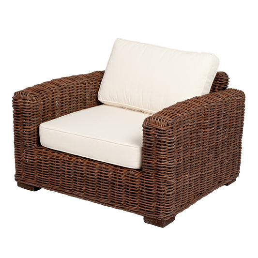 Lounge Sessel LIVING Natural Brown ca. B90cm Rattan