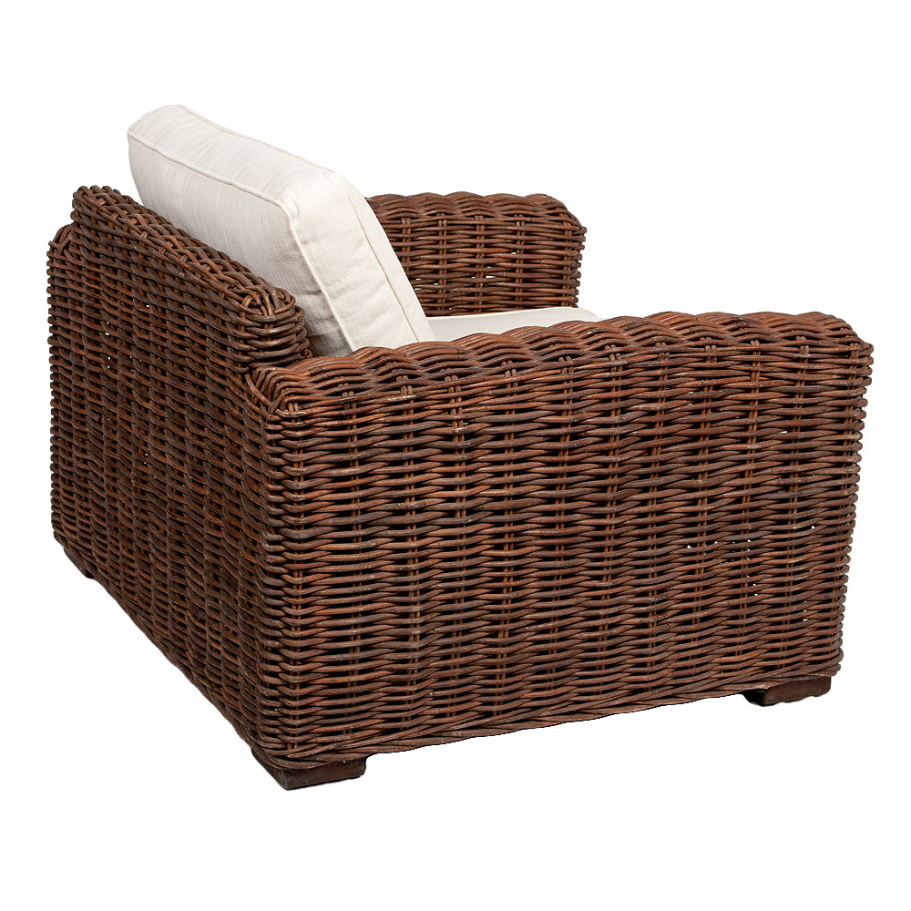 Lounge Sessel LIVING Natural Brown ca. B90cm Rattan