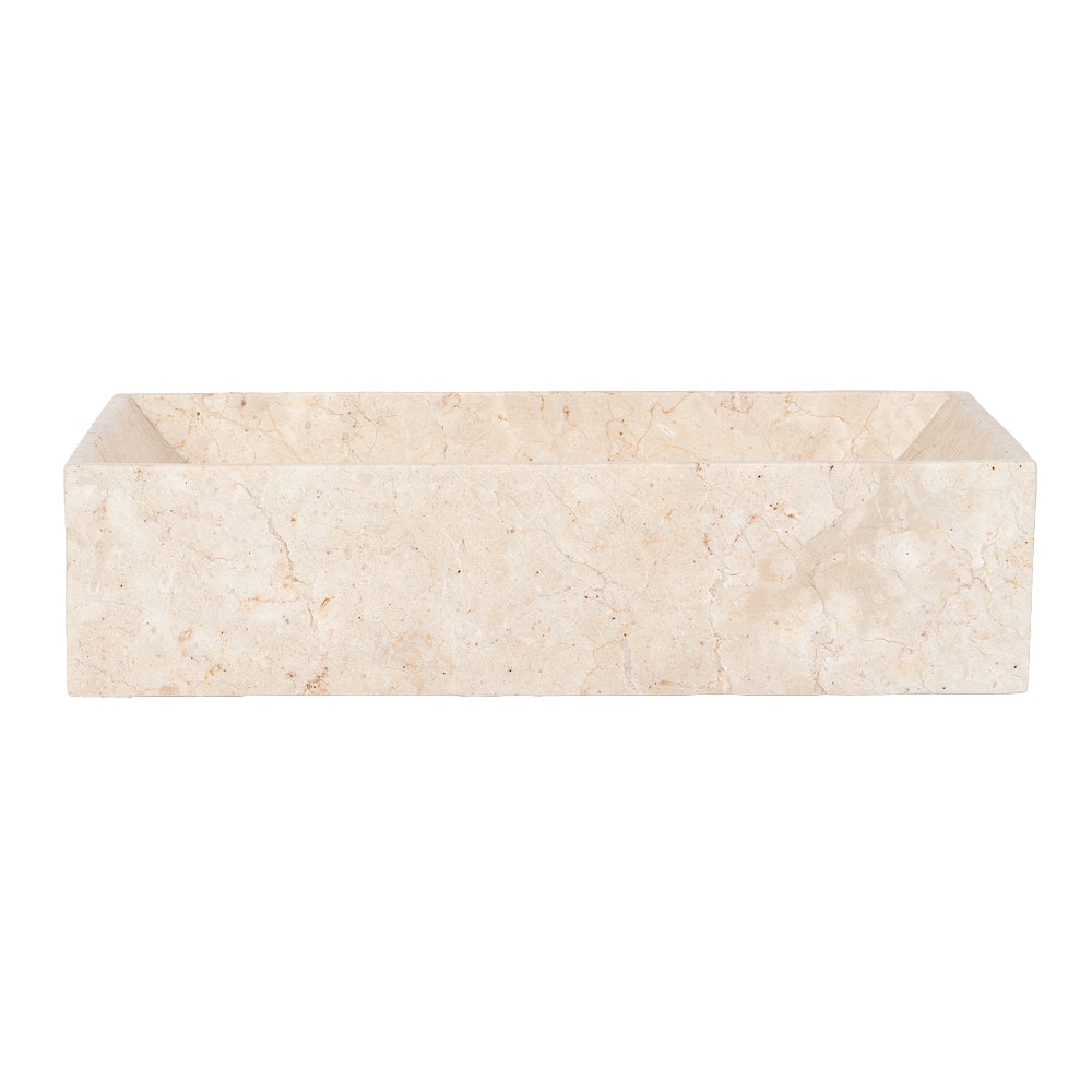 Marmor Waschbecken MARMER-eckig Beige