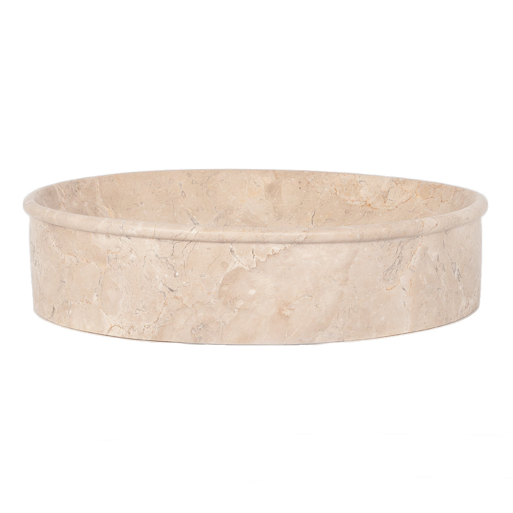 Marmor Waschbecken MARMER-oval Beige