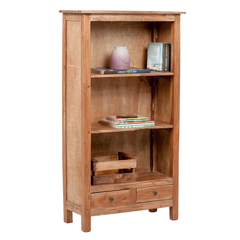 Massivholz Regal RACK-XL ca.140cm Rustic Teak