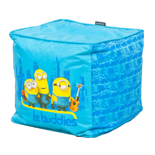 Sitzwürfel LE BUDDIES Minions 40x40cm Hocker blau