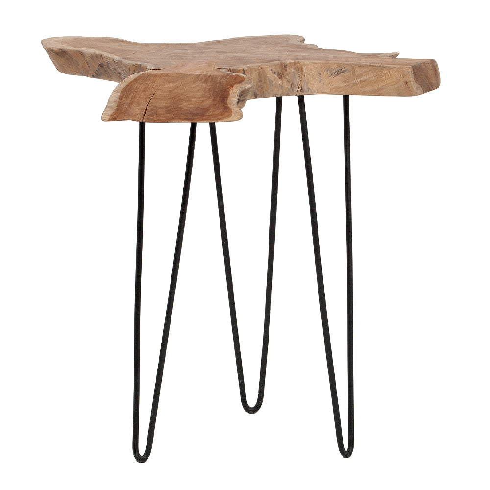 Teak Beistelltisch DINDING ca. D75-90cm