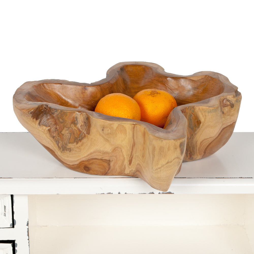 Teak Schale DEEP BOWL Natural