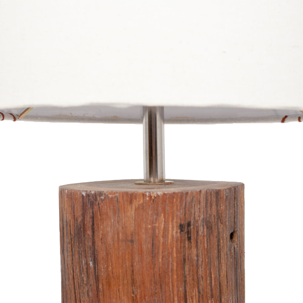 Teak Tischleuchte DELGADO ca.60cm Tischlampe