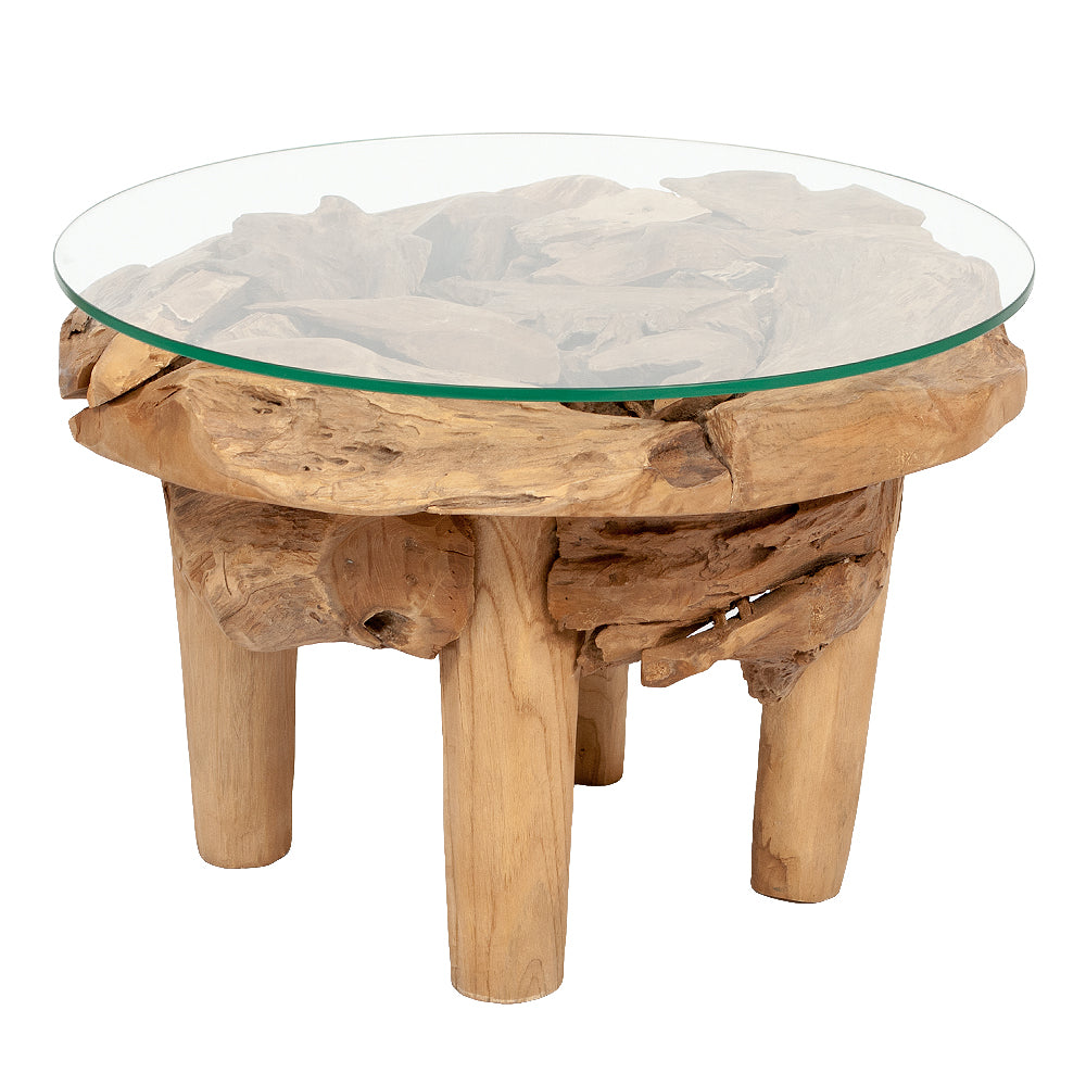 Teakwurzel Couchtisch BOSCO-60cm Natural