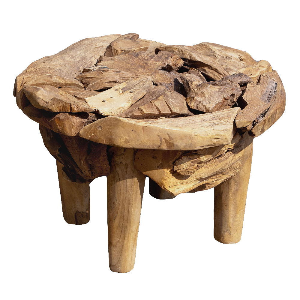 Teakwurzel Couchtisch BOSCO-60cm Natural