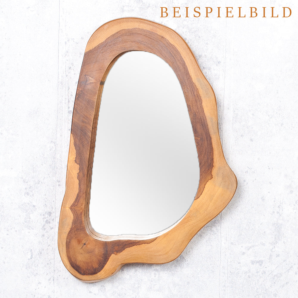 Wandspiegel SLICE Teak ca. D35cm