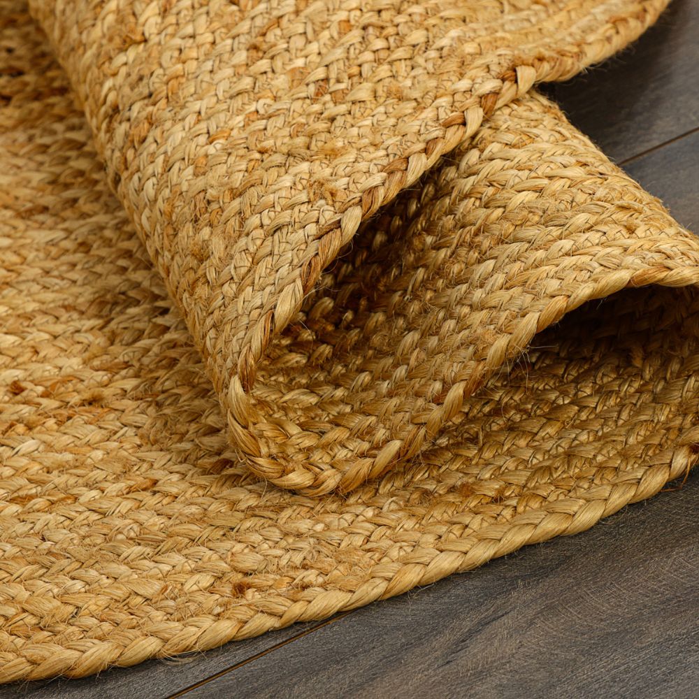 Natürlicher Jute-Teppich NATURE rund diverse Größen