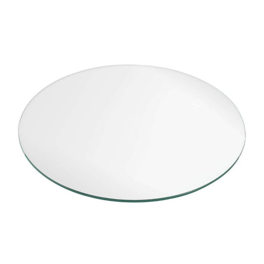 Glasplatte TERRY 100cm Rund 8mm Stärke ESG Glas Bodenplatte